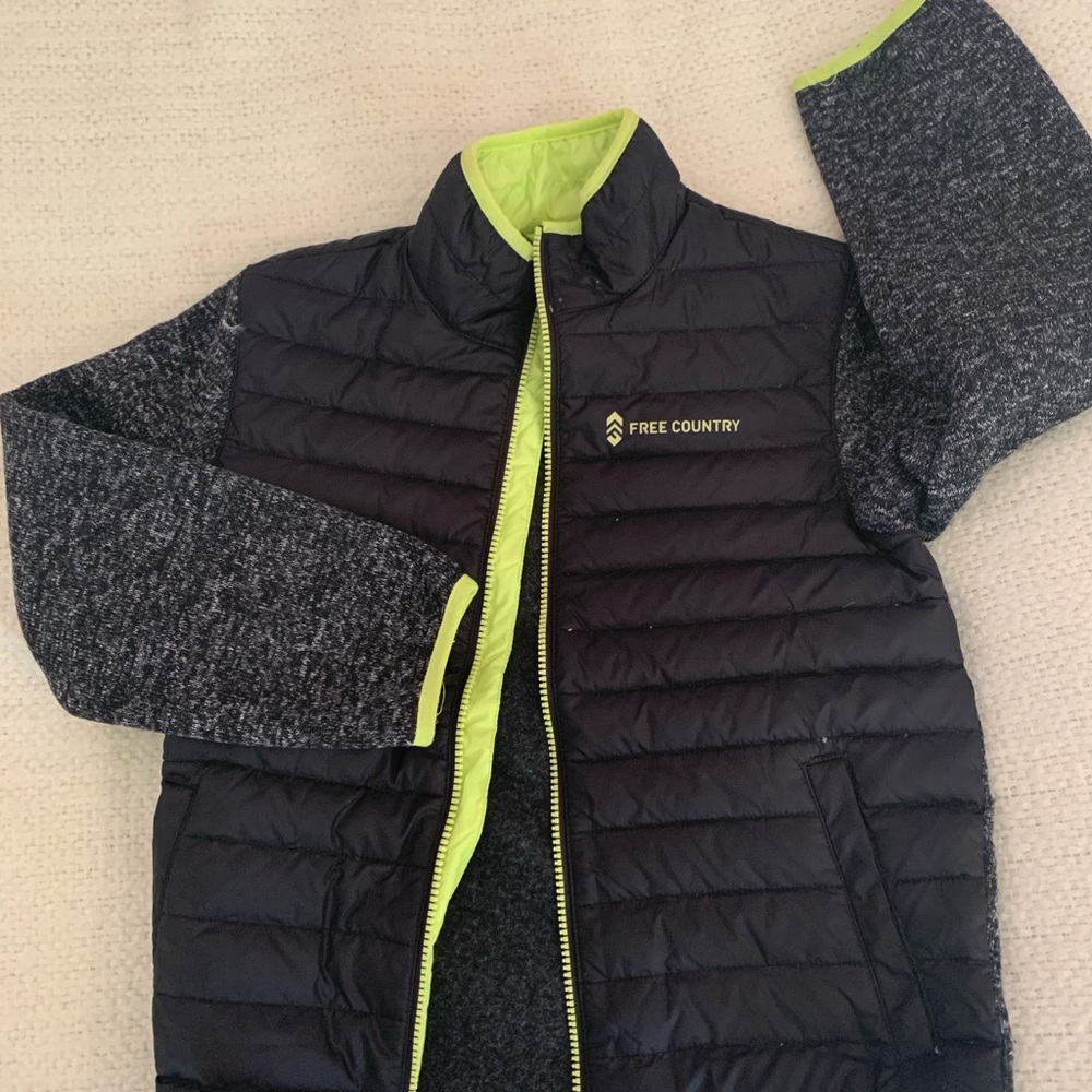 Free Country Neon Green and Black Jacket